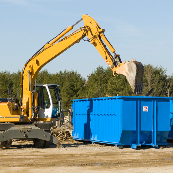 are there any restrictions on where a residential dumpster can be placed in Westhampton Massachusetts